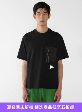 and wander pocket T 男女COOLMAX吸湿透气圆领短袖口袋T恤