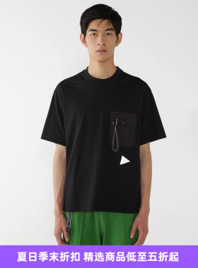 and wander pocket T 男女COOLMAX吸湿透气圆领短袖口袋T恤