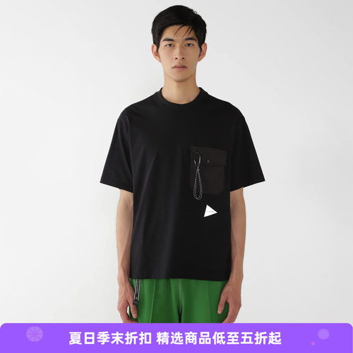 and wander pocket T 男女COOLMAX吸湿透气圆领短袖口袋T恤