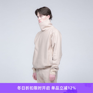 Shirt Sweat 复古拼接高领宽松保暖套头卫衣 Neckwarm SOE