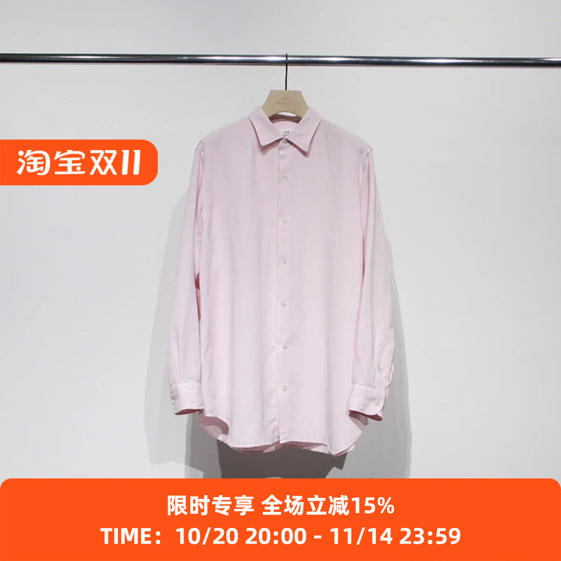 SOE Rayon Paper Shirts 和纸人造丝混纺宽松廓形长袖衬衫
