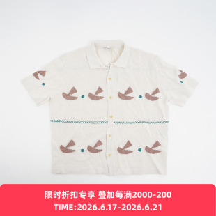 INSULAiRE 岛民 Summer-Knit Voyage Shirt 和纸人造丝航海衬衫