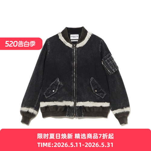 NOMA TEXTILE Hand Dye Flight Jacket 职人手工染色飞行夹克外套