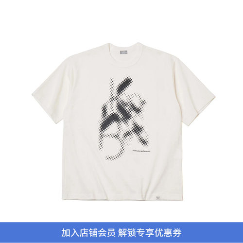 kolor BEACON Tee 宽松印花圆领短袖T恤