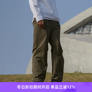 透气轻薄伸缩性锥形长裤 WHEELS 男女款 WIND and