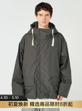 nanamica Hooded Deck Jacket 男女款机能性面料宽松廓形连帽夹克