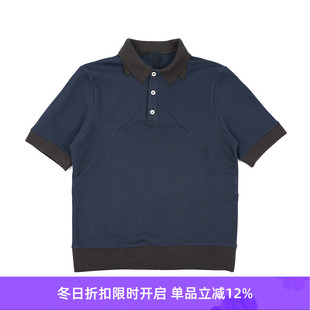 DOUBLE 拼接POLO衫 COLLAR 意大利制双领短袖 POLO JLAL