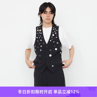镶嵌V领西装 Vest 马甲 Studded SOE