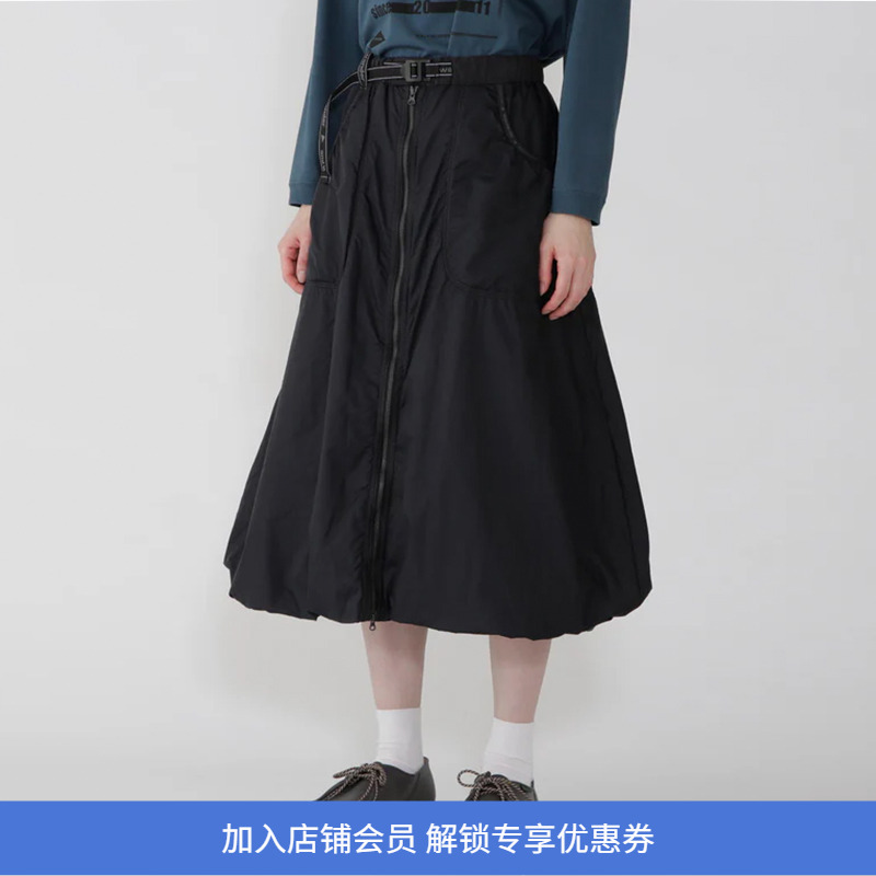 and wander Octa fluffy skirt(W) 内里抓绒女装半身裙