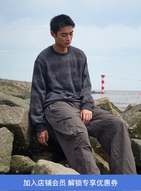 WHEELS and WIND 男女款 宽松廓形多口袋机能性长裤