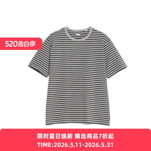 nanamica Stripe Jersey 男女中性款Coolmax透气干爽条纹短袖T恤