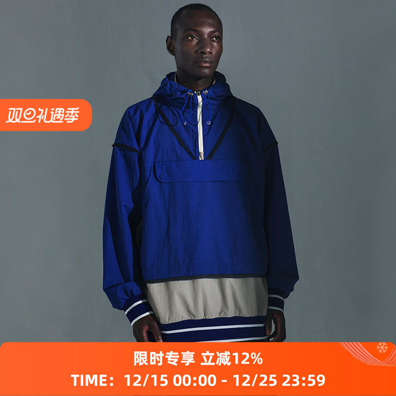 F/CE假两件户外连帽夹克