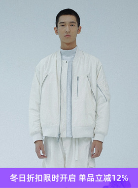 PRIMEE 男女款双面穿廓形飞行夹克外套棉服棉衣