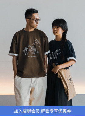 Element Play Outside 插画T恤 限定短袖宽松圆领TEE