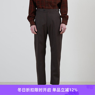 STRAIGHT 长裤 FIT 高密度澳洲羊毛修身 TROUSERS YOKE