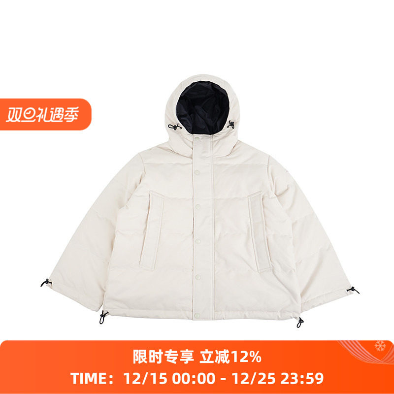 DANTON DOWN HOODED JACKET 女装宽松短款连帽羽绒服