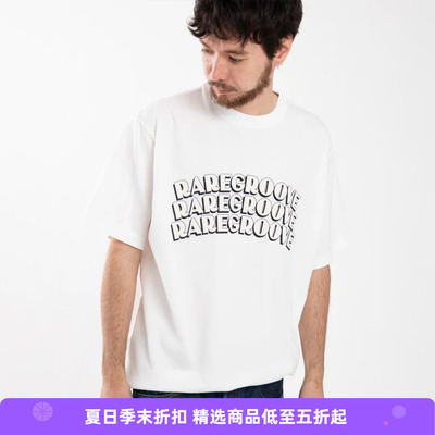 blurhms RAREGROOVE Print Tee WIDE 天竺棉复古宽松印花短袖T恤
