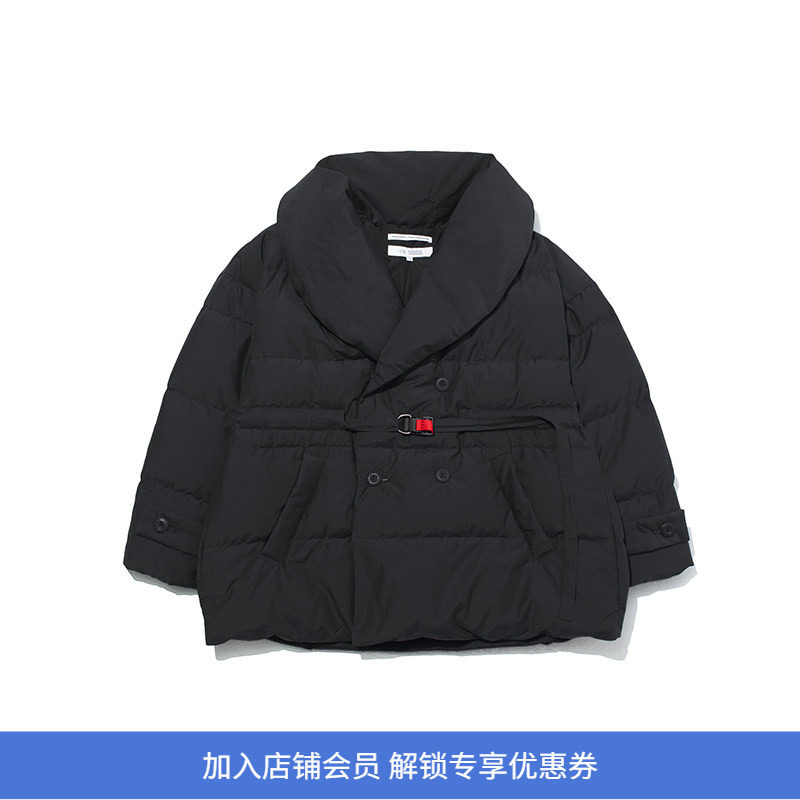 F/CE RECYCLED DOWN SHAWL COLLAR 男女中性款青果领羽绒大衣