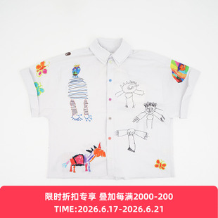 Toogood THE COMPOSER SHIRT 作曲家 男女款艺术家手绘短袖衬衫