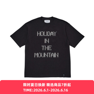 Mountain Research Rivetee (H.I.T.M.) 铆钉拼贴圆领短袖T恤