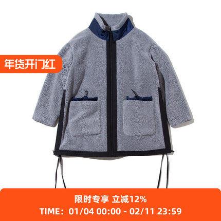 F/CE POLARTEC BIG BLOUSON 高科技美国抓绒面料廓型大衣外套