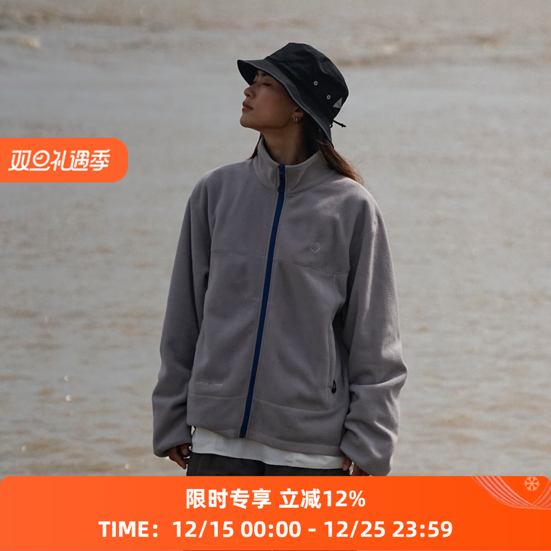 WHEELSandWIND摇粒绒开衫夹克