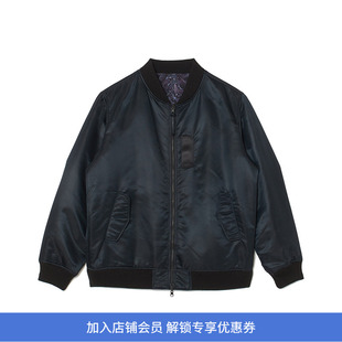White Mountaineering 白山 MA-1 落叶迷彩双面穿工装棉服 夹克