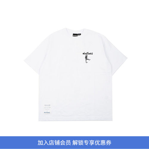 WILD THINGS Golden Monkey Graphic Tee 印花圆领短袖T恤