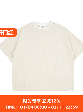 THING FABRICS TF Lose T-Shirt 日本今治毛巾面料超短绒宽松T恤