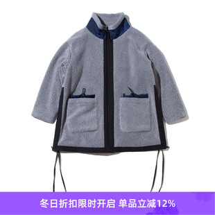 BLOUSON BIG POLARTEC 高科技美国抓绒面料廓型大衣外套