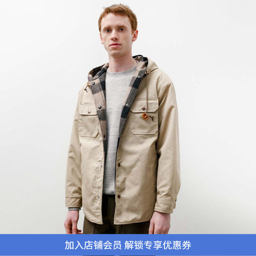 Orslow双面穿羊毛连帽夹克