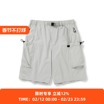 WHEELS and WIND 防泼水防撕裂伸缩性机能风短裤