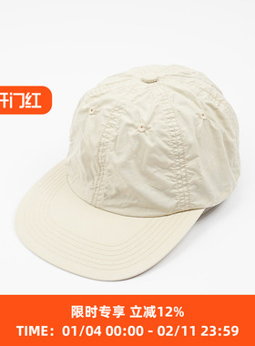 KIJIMA TAKAYUKI COTTON SILK 6PANEL CAP 棉丝混纺女式太阳帽