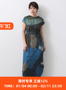 blurhms Cotton Silk Sleeveless 女装丝棉混纺柔软无袖连衣裙