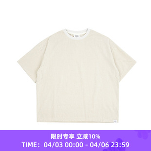 Shirt THING 日本今治毛巾面料超短绒宽松T恤 Lose FABRICS