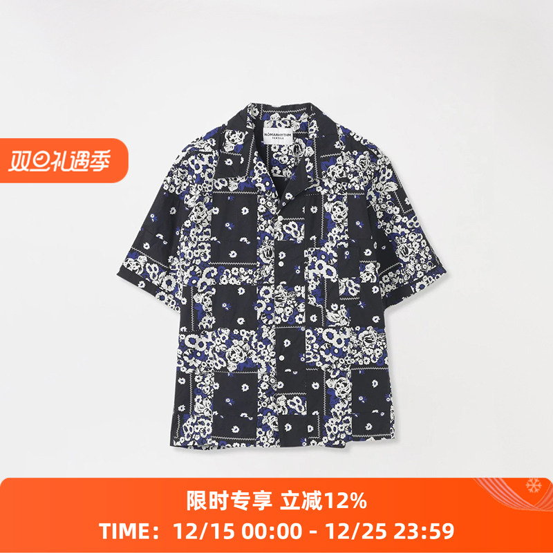 NOMA DYG Patchwork Shirt 腰果花拼接短袖衬衫