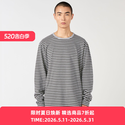 nanamica Stripe Jersey 男女中性款Coolmax透气干爽条纹长袖T恤
