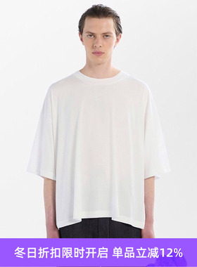 STUDIO NICHOLSON BRANDED SHORT SLEEVE 男装经典款廓形短袖T恤