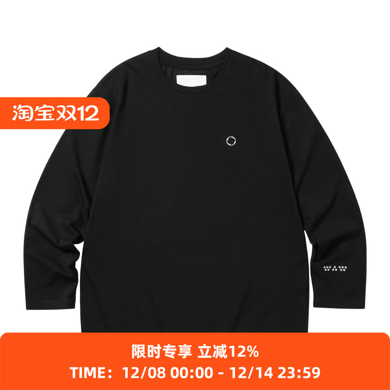 WHEELSandWIND圆领长袖T恤