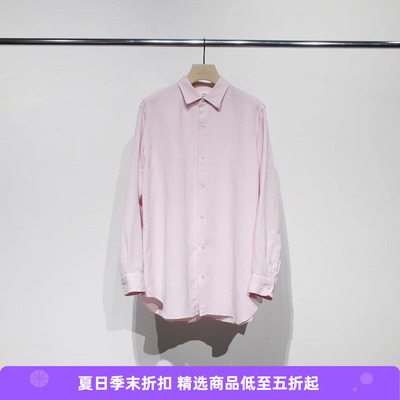 SOE Rayon Paper Shirts 和纸人造丝混纺宽松廓形长袖衬衫