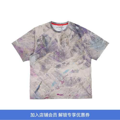 ALTRA x and wander graphic SS T联名款速干印花运动圆领短袖T恤