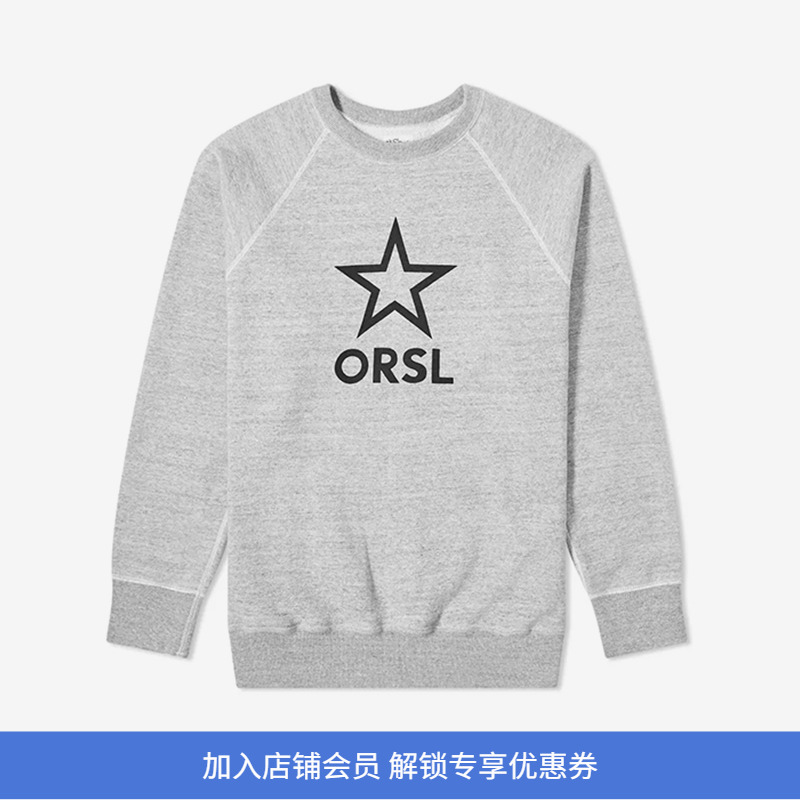 orslowLOGO职人制圆领卫衣