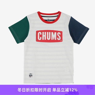 Logo Shirt T恤 CHUMS 儿童印花短袖 Kid