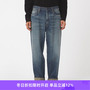 Selvage 宽松直筒水洗牛仔裤 Denim 男装 Pants nanamica