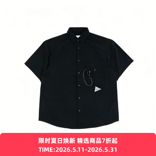 and wander dry breathable SS shirt防水弹性透气机能性短袖衬衫