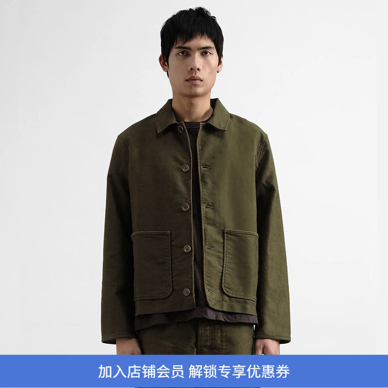 YMC GROUNDHOG JACKET 男装法国绒棉工装夹克外套图片