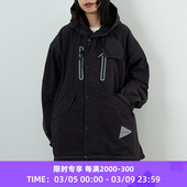 coat and Octa fishtail 内里抓绒军事风鱼尾机能户外大衣 wander