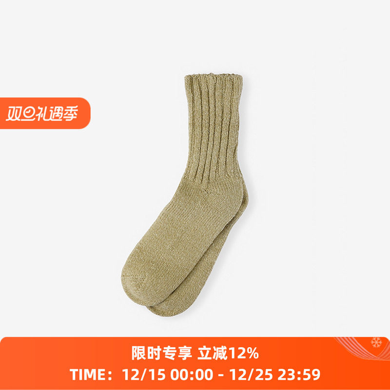 YAECA Socks 中性款丝棉袜子 中筒袜