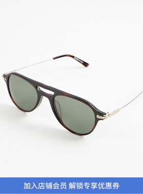 香港小镜框板材复古墨镜