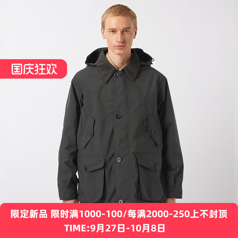 nanamica 2L PERTEX UNLIMITED男女款专业防水面料军事风狩猎夹克